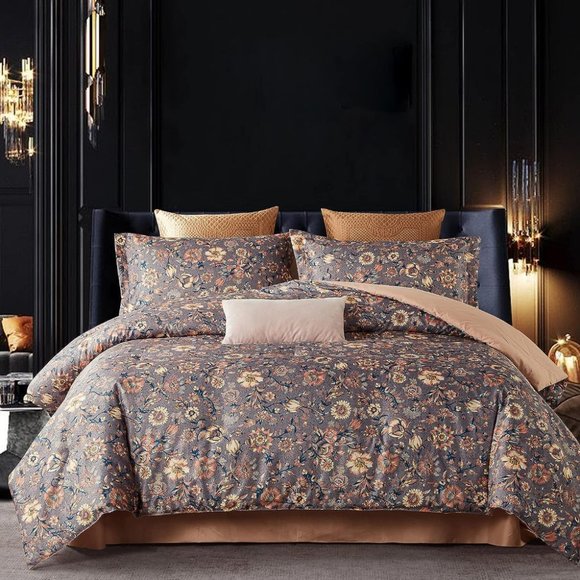 Bedding Boho Bliss Paisley Floral Duvet Cover Set With Pillowcases